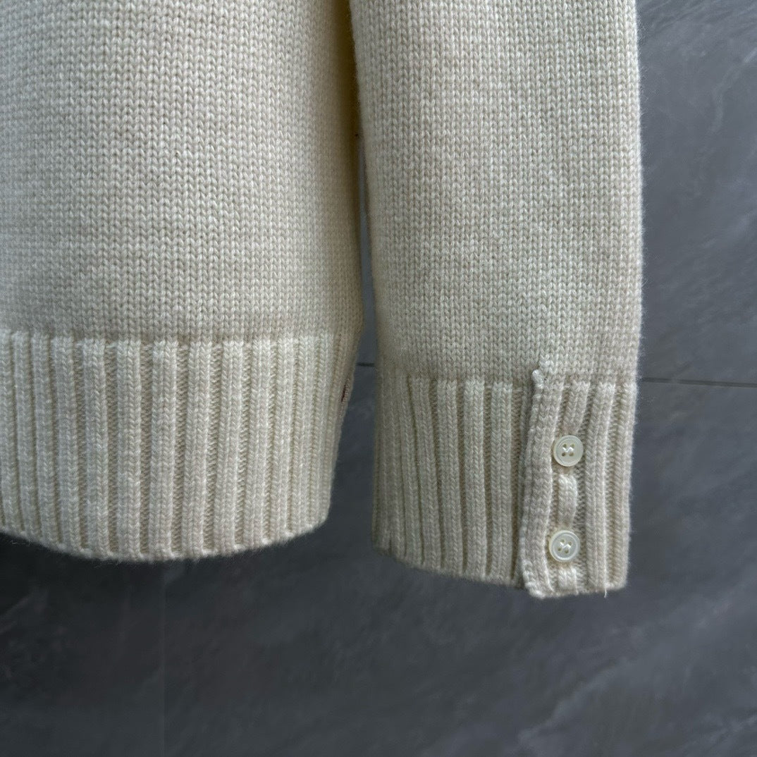 Thom BrownePremium Thick Cotton Wool Hooded Cardigan - Unisex (3 Colors)