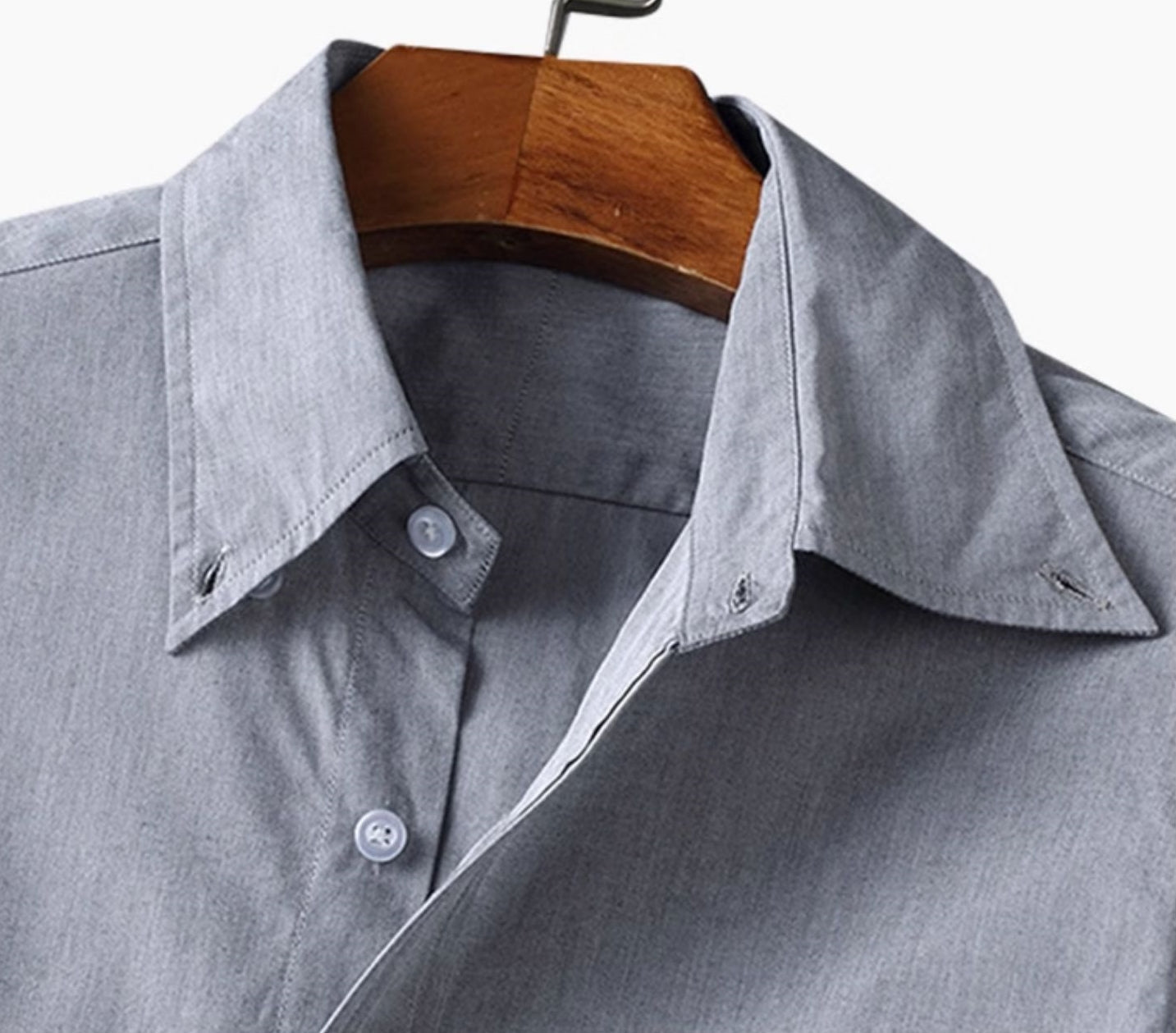 Thom BrowneMen's Oxford Elastic Business Shirt - Premium Cotton Dress Shirt