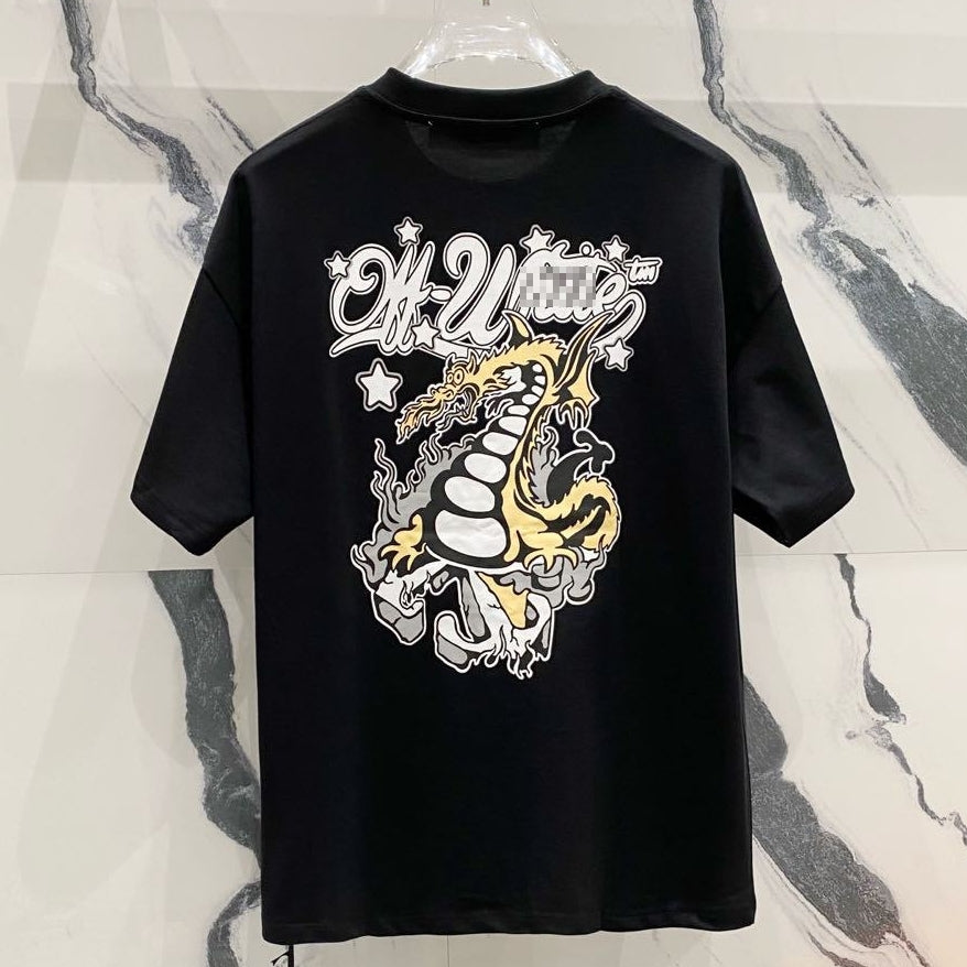 OFF-Whlte Arrow Logo Cotton T-shirt#27