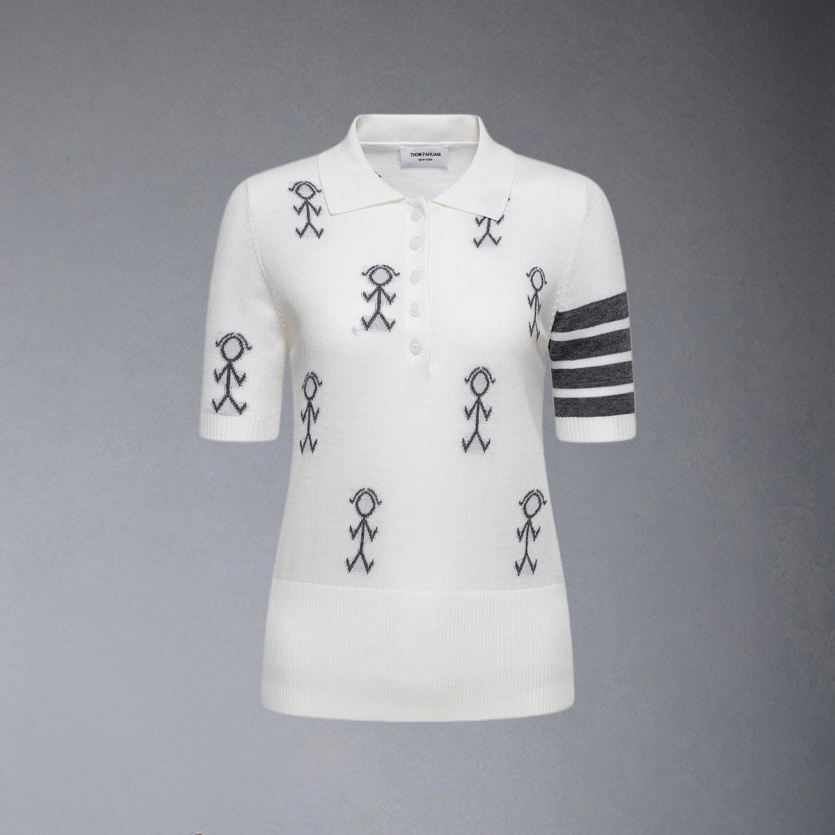 Thom BrowneWomen's Classic Stickman Polo Shirt - Premium Cotton