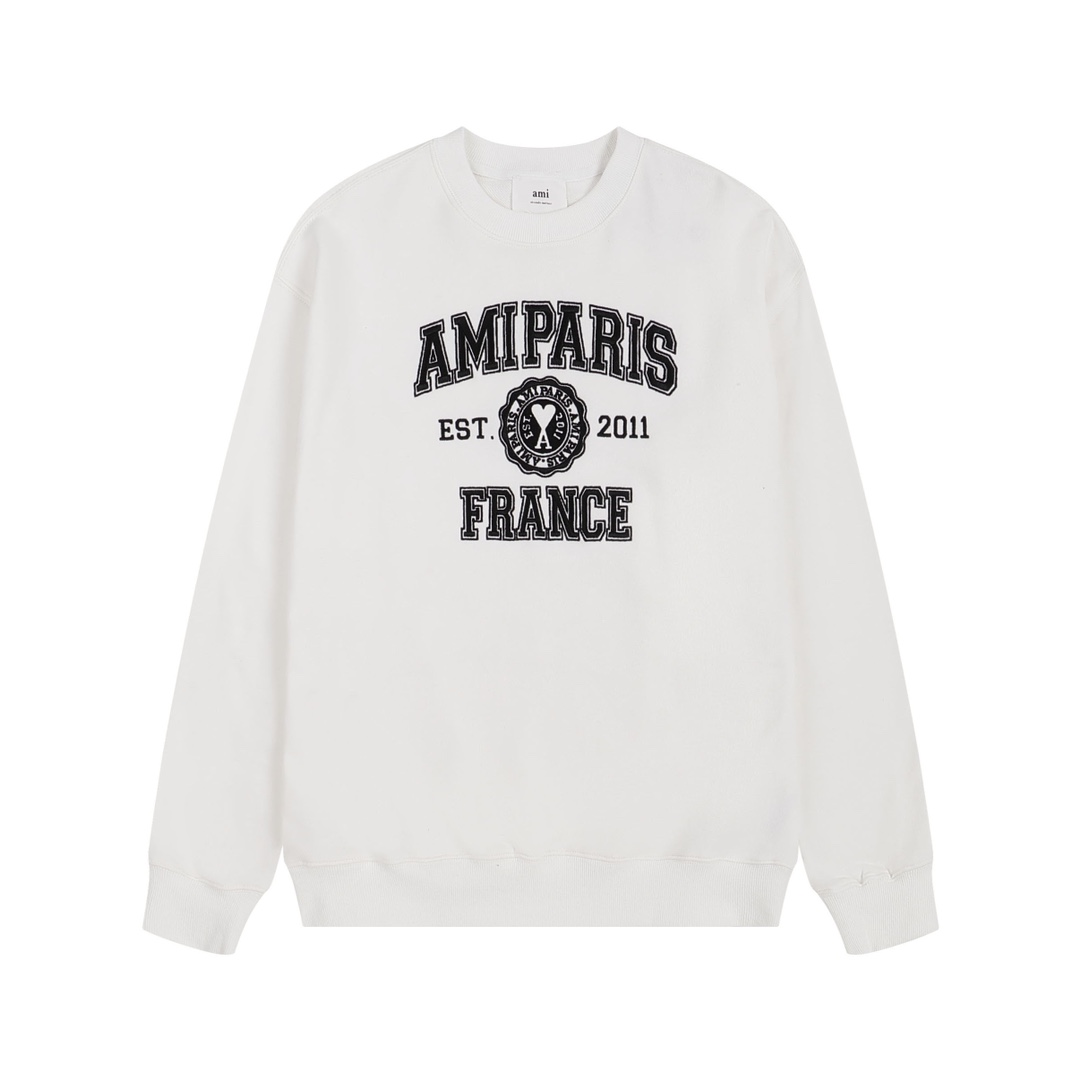 AMI PARIS cotton hoodie