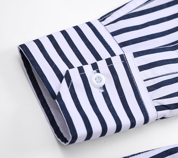 Thom BrowneMen's Oxford Elastic Business Shirt - Premium Cotton Dress Shirt