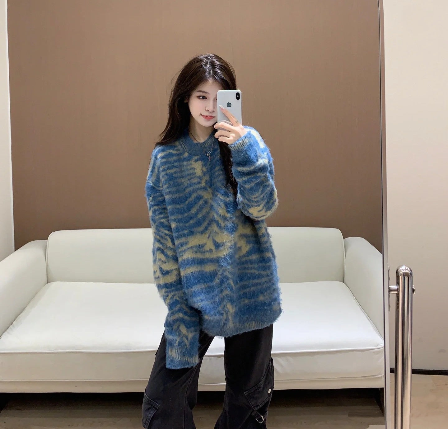 AMI PARISPremium Cotton Knitted Sweater - Classic Crew Neck
