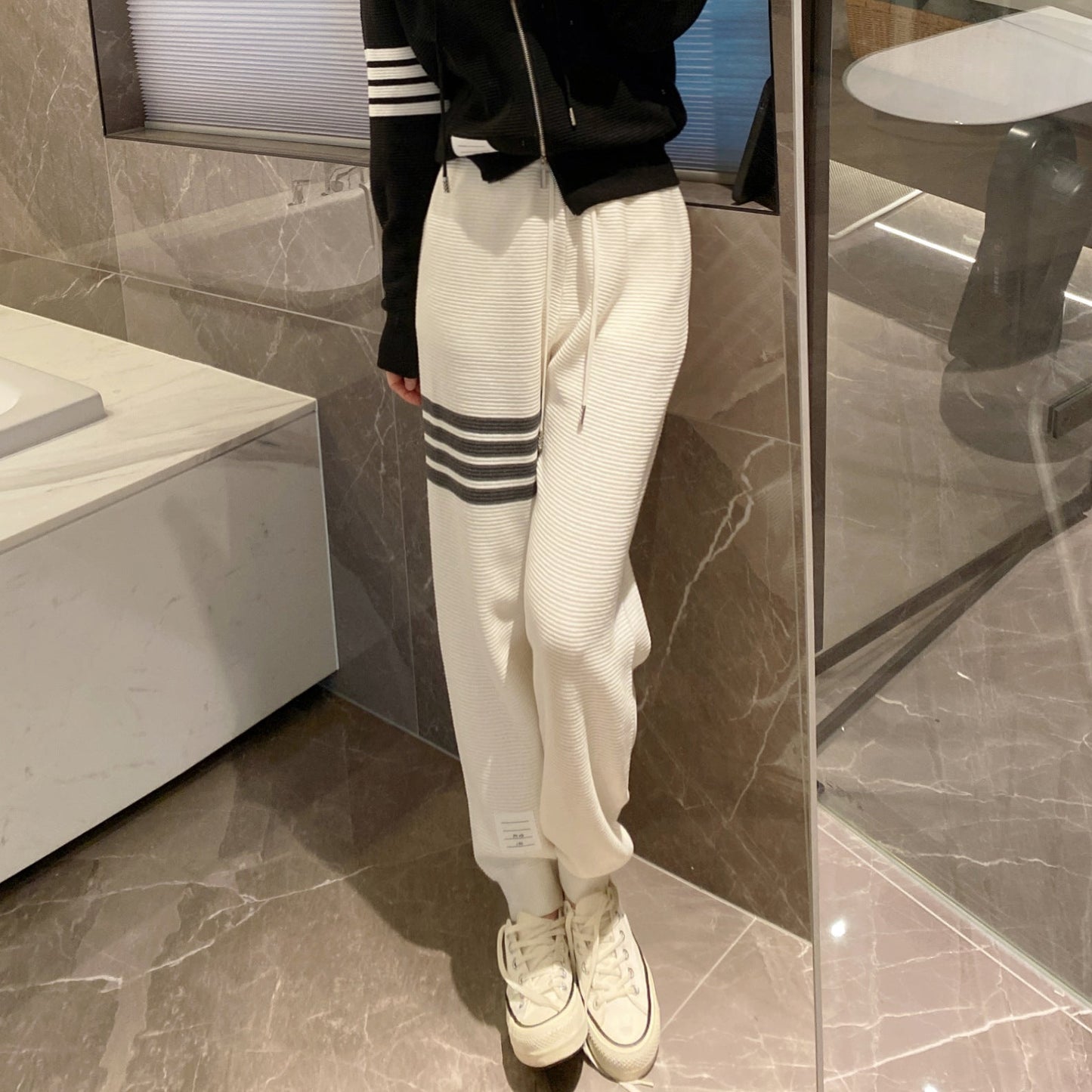 Thom BrowneWomen's Casual Sports Suit - Premium Cotton Two-Piece Set with Mix & Match Options