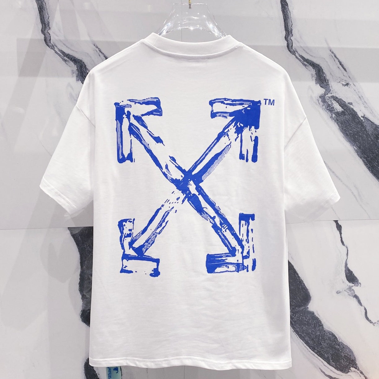 OFF-WHITEArrow Logo Cotton T-Shirt - Tri-Color Edition