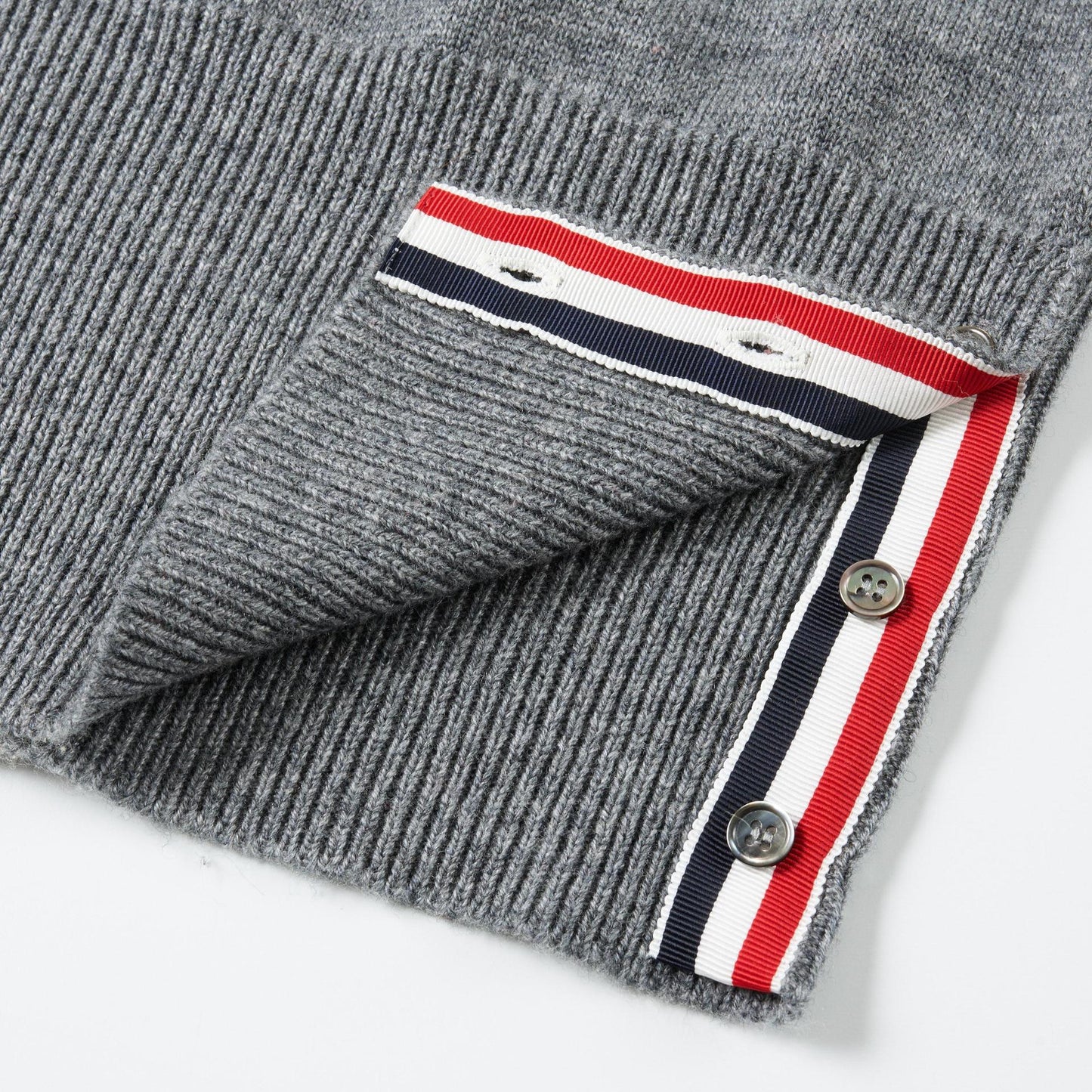 Thom Browne4-Bar Snowflake Dog Knitted Sweater - Premium Cotton Wool Cardigan
