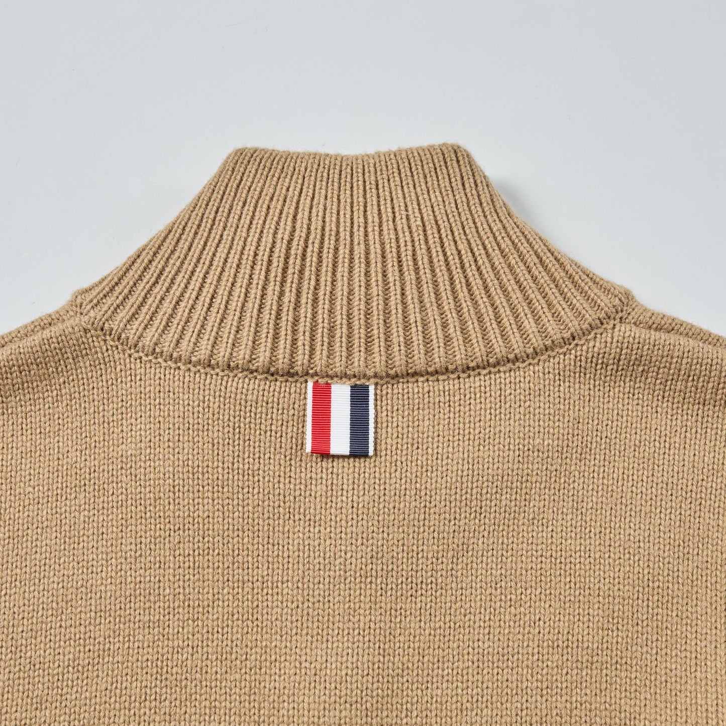 Thom BrowneClassic V-Neck Knitted Cardigan Sweater
