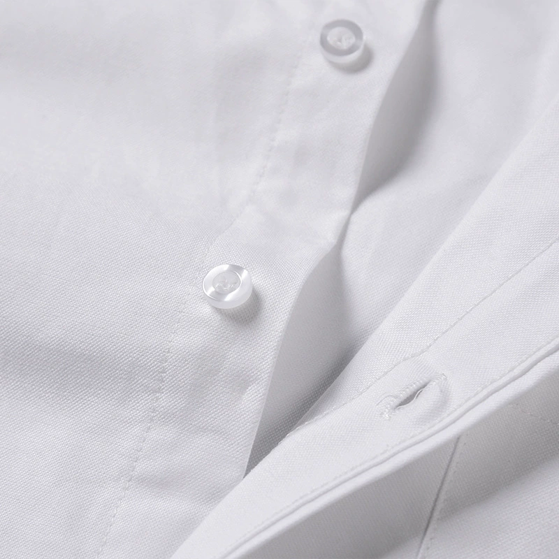 Thom BrowneMen's Oxford Elastic Business Shirt - Premium Cotton Dress Shirt