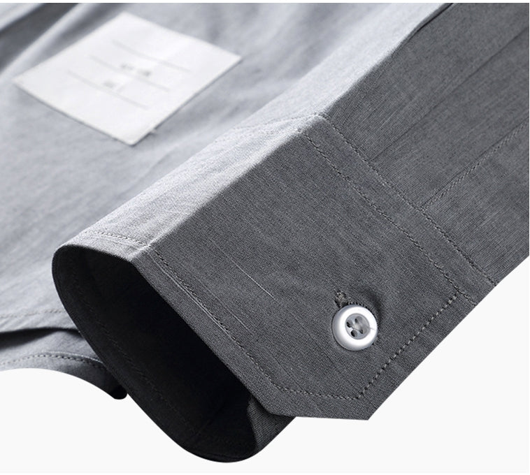 Thom BrowneMen's Oxford Elastic Business Shirt - Premium Cotton Dress Shirt