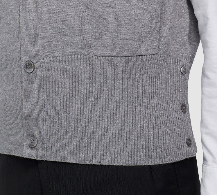 Classic V-Neck Knitted Cardigan Sweater