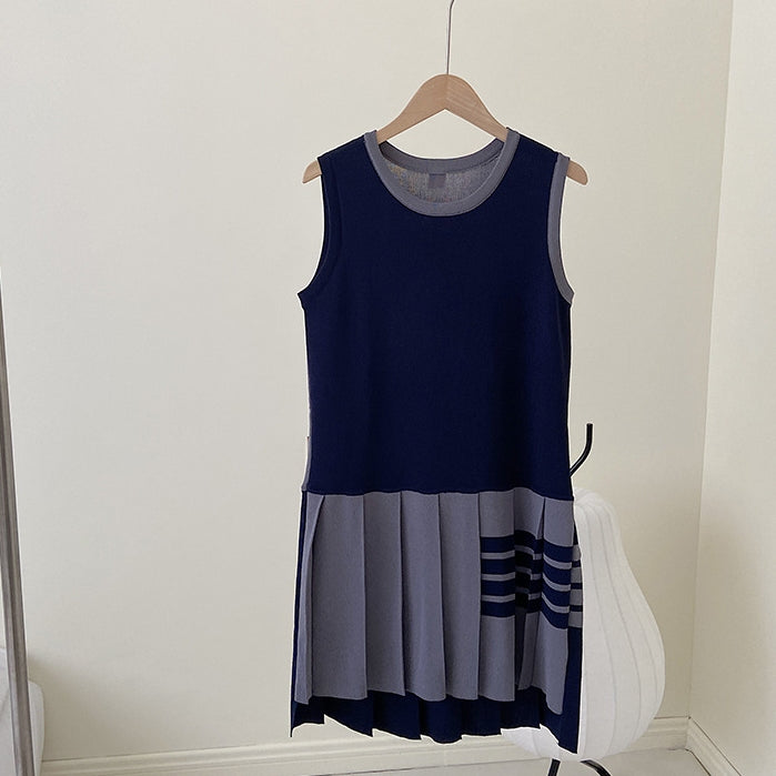 Thom BrowneWomen's Ice Silk Cotton Dress with Button Front