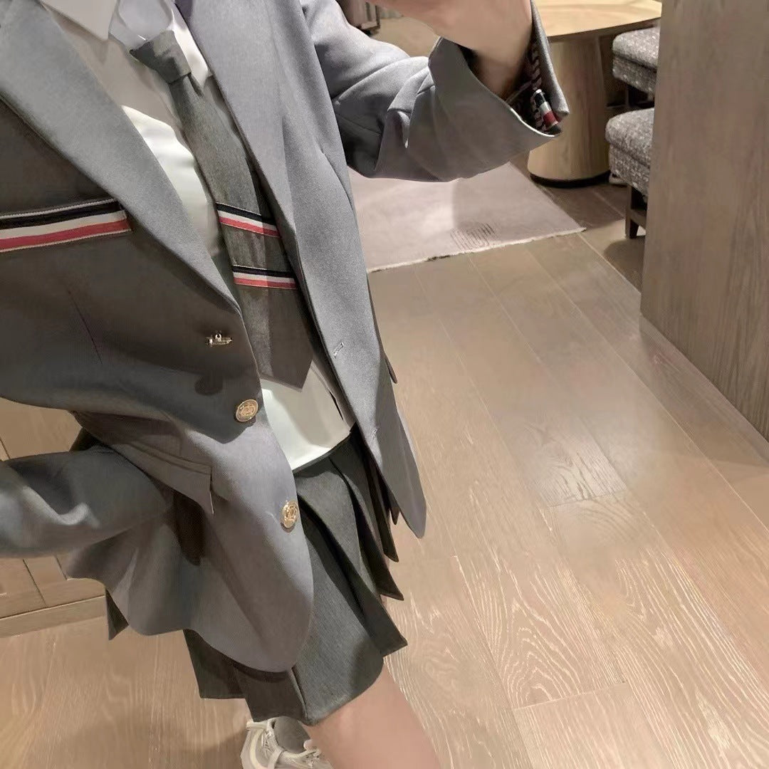 Women's Cotton Suit - Metal Button Front | Japanese Made