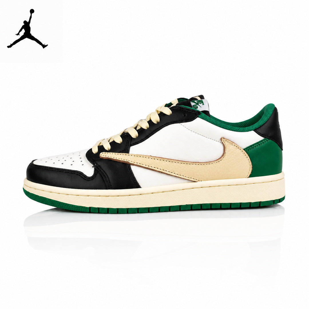 Air Jordan 1 Low Black/Green DM7866-128