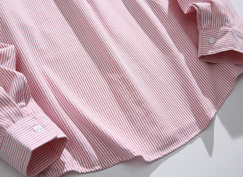 Ami Couple's striped shirts