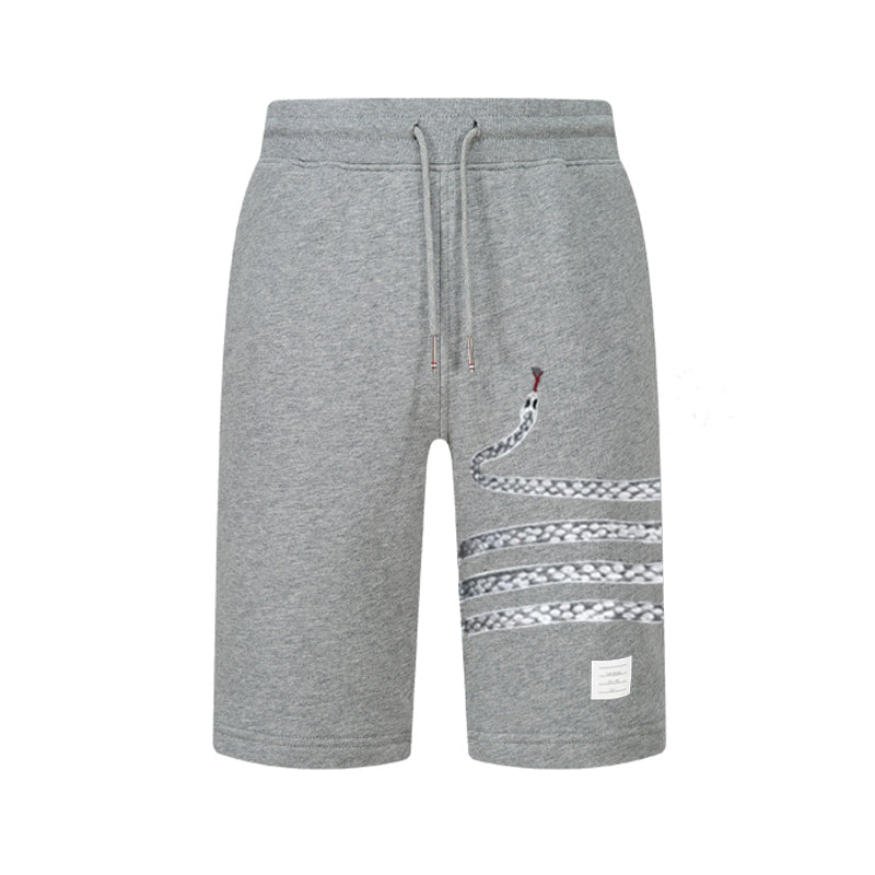 Thom BrowneMen's Casual Shorts - 100% Cotton Made in Japan with 4-Bar Detail