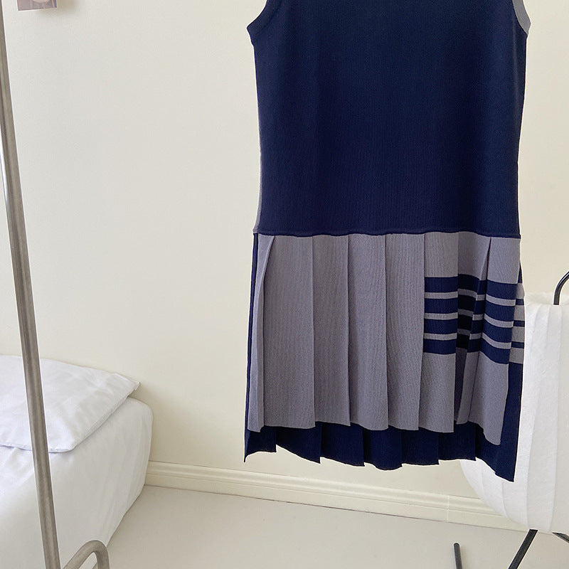 Thom BrowneWomen's Ice Silk Cotton Dress with Button Front