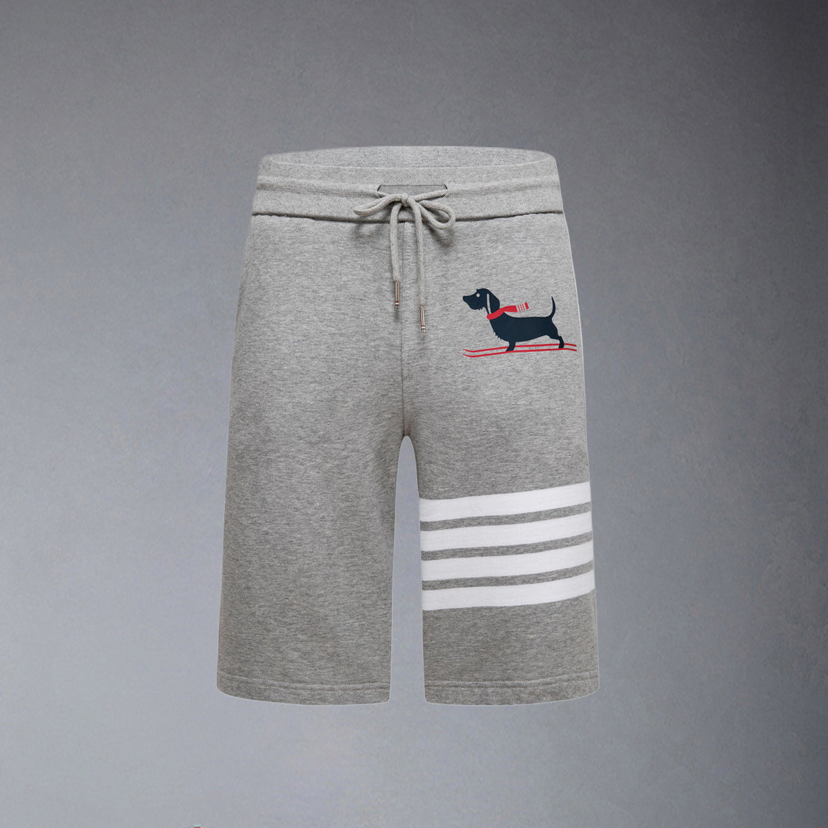 Thom BrowneMen's Sports Shorts - 100% Cotton Made in Japan with 4-Bar Detail