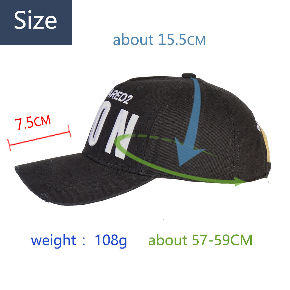 DSQ2 Classic Baseball Cap - Premium Cotton Adjustable Hat for Men & Women