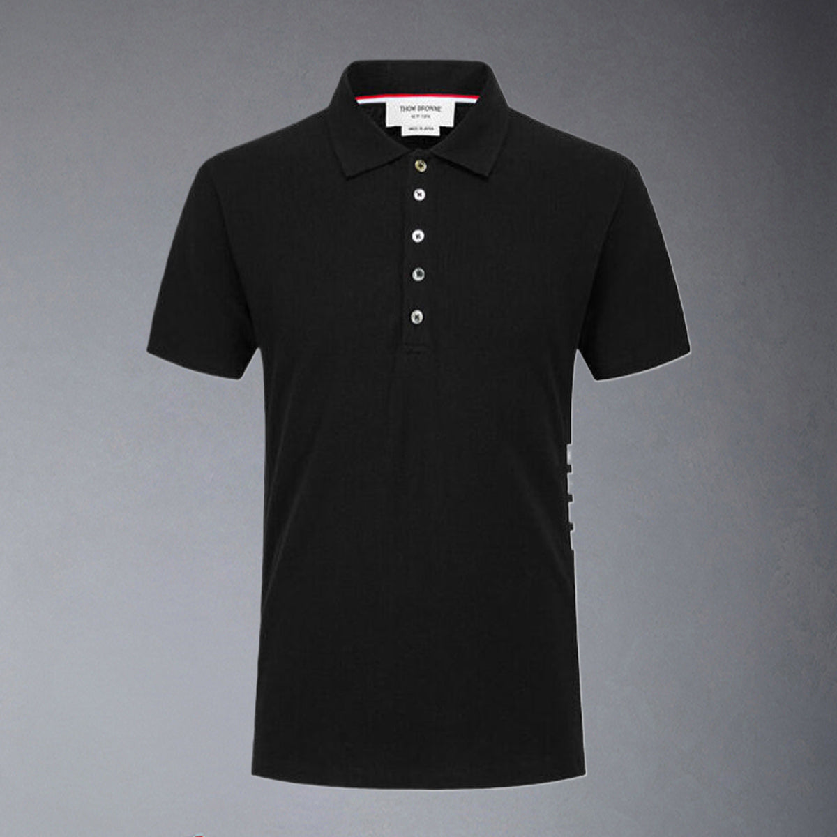Thom BrowneCotton POLO Shirt