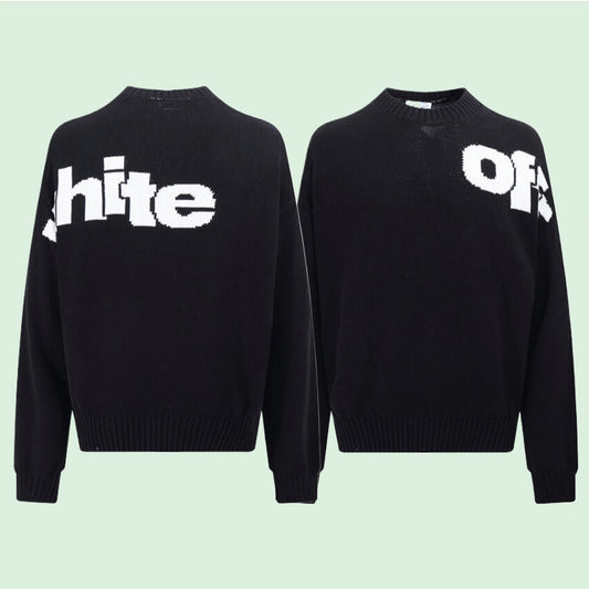OFF-Whlte Intarsia Knit Sweater#8