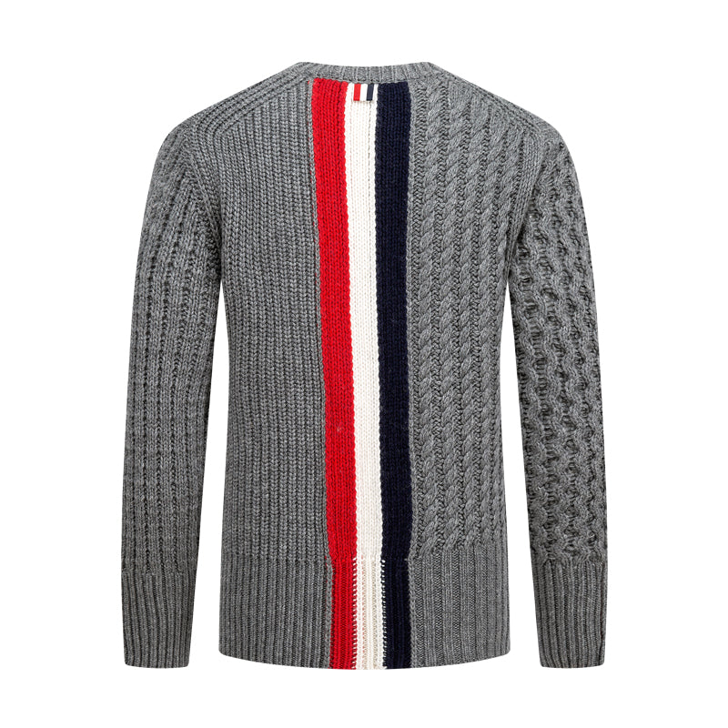 Thom BrowneMen's Classic Zip-Up Jacket with Signature Grosgrain Detail