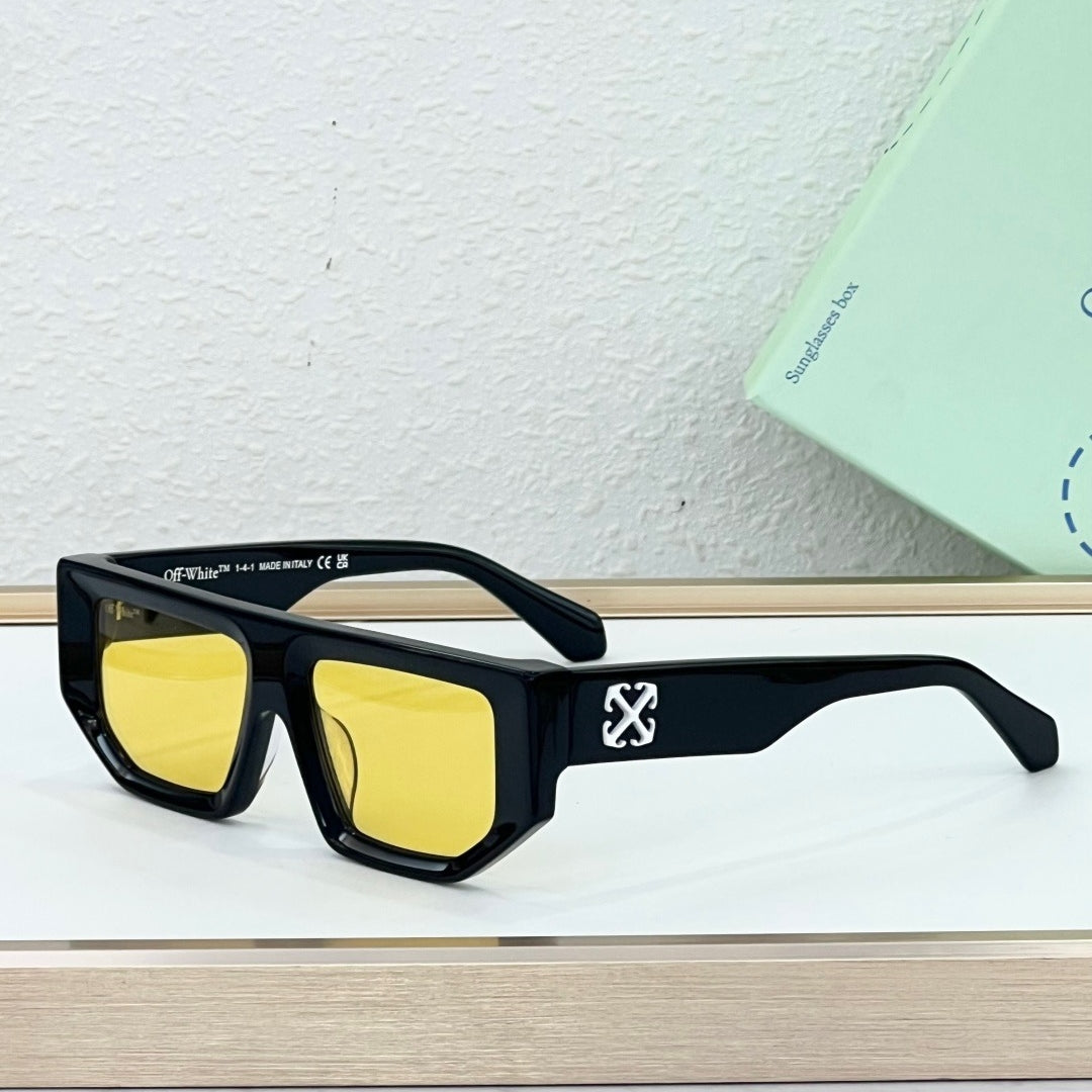 OFF-WHITE Signature Arrow Logo Sunglasses - Medium Acetate Frame (10 Styles)