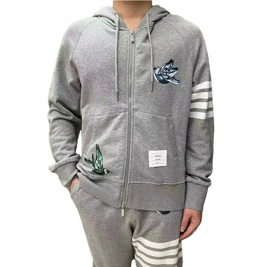 Thom BrowneMen's Printed Sportswear Set - Cotton Signature 4-Bar Detail