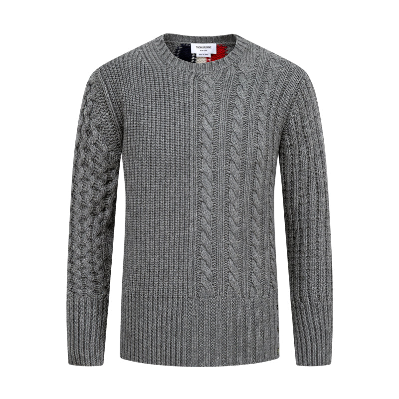 Thom BrowneMen's Classic Zip-Up Jacket with Signature Grosgrain Detail