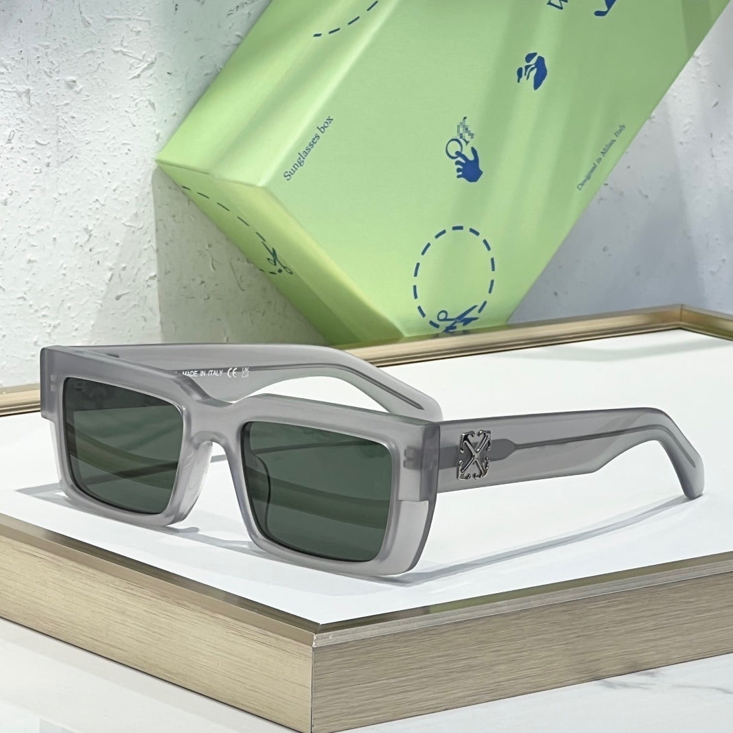 OFF-WHITE Signature Arrow Logo Sunglasses - Classic Acetate Frame (9 Styles)
