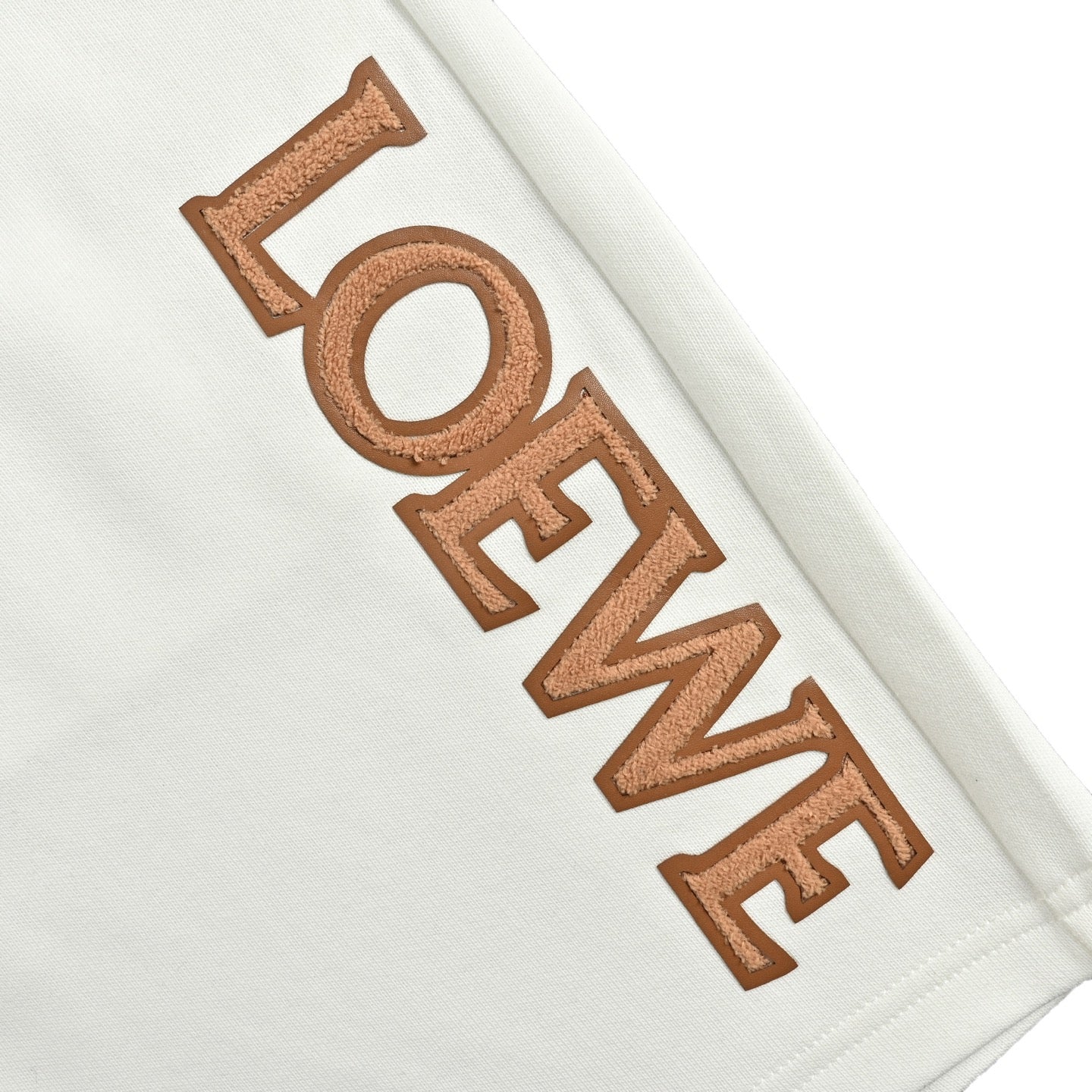 LOEWE Terry Appliqué Lettering Shorts
