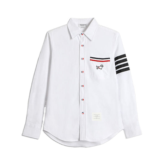 Thom BrowneClassic 4-Bar Casual Oxford Elastic Shirt