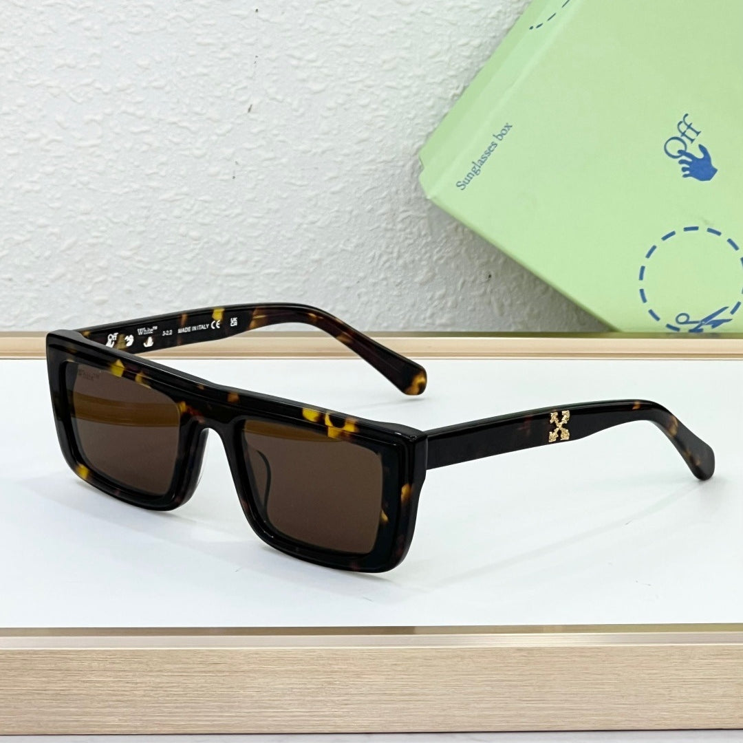 OFF-WHITE Signature Arrow Logo Sunglasses - Large Acetate Frame (8 Styles)