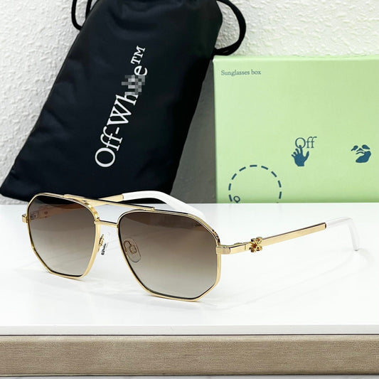 OFF-Whlte Arrow logo sunglasses#044