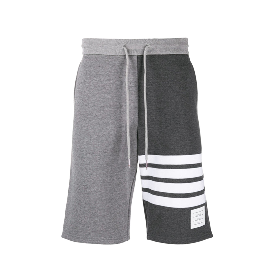 Thom BrowneMen's Sports Shorts - 100% Cotton Made in Japan with 4-Bar Detail