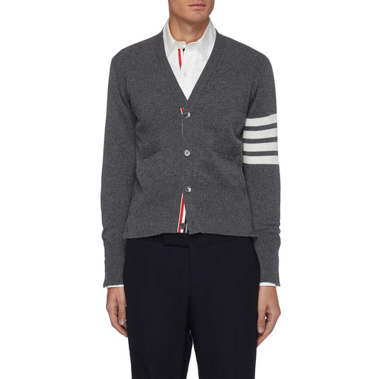 Thom BrowneV-Neck Knitted Cardigan