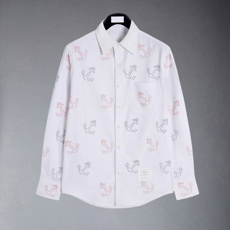 Embroidered business shirt