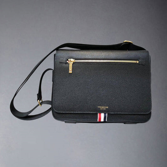 2025  Cowhide men's messenger bag