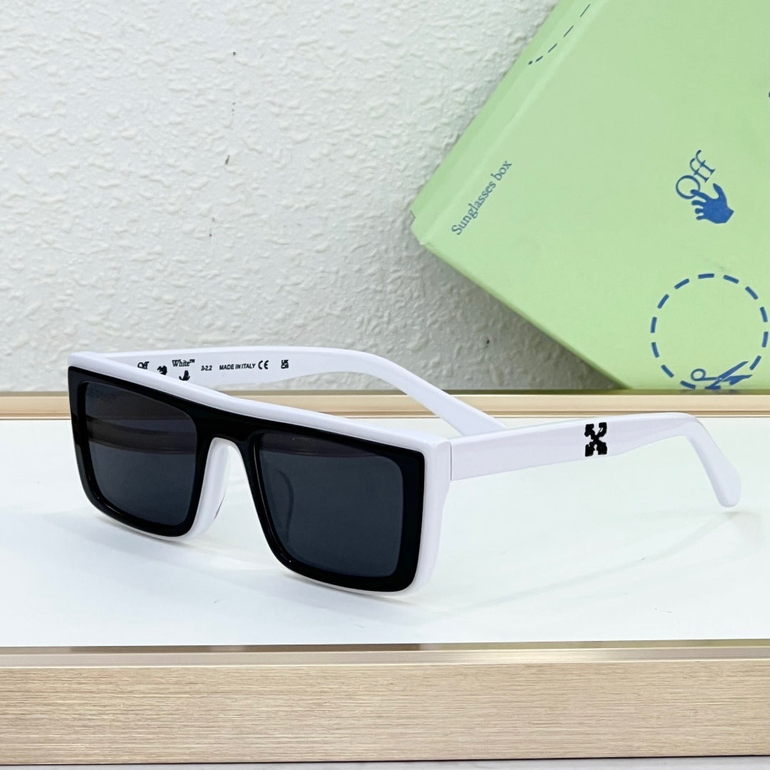 OFF-WHITE Signature Arrow Logo Sunglasses - Large Acetate Frame (8 Styles)