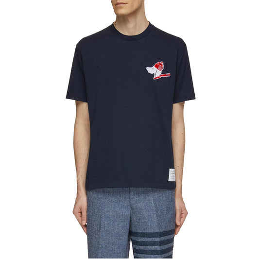 Thom BrownePuppy embroidery T-shirt