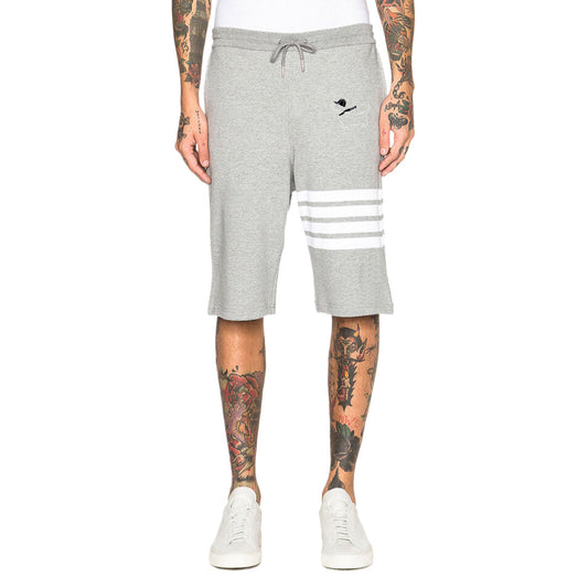 Thom BrowneMen's Sports Shorts - 100% Cotton Made in Japan with 4-Bar Detail
