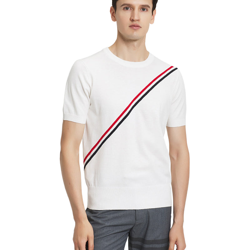 Striped Knit T-shirt