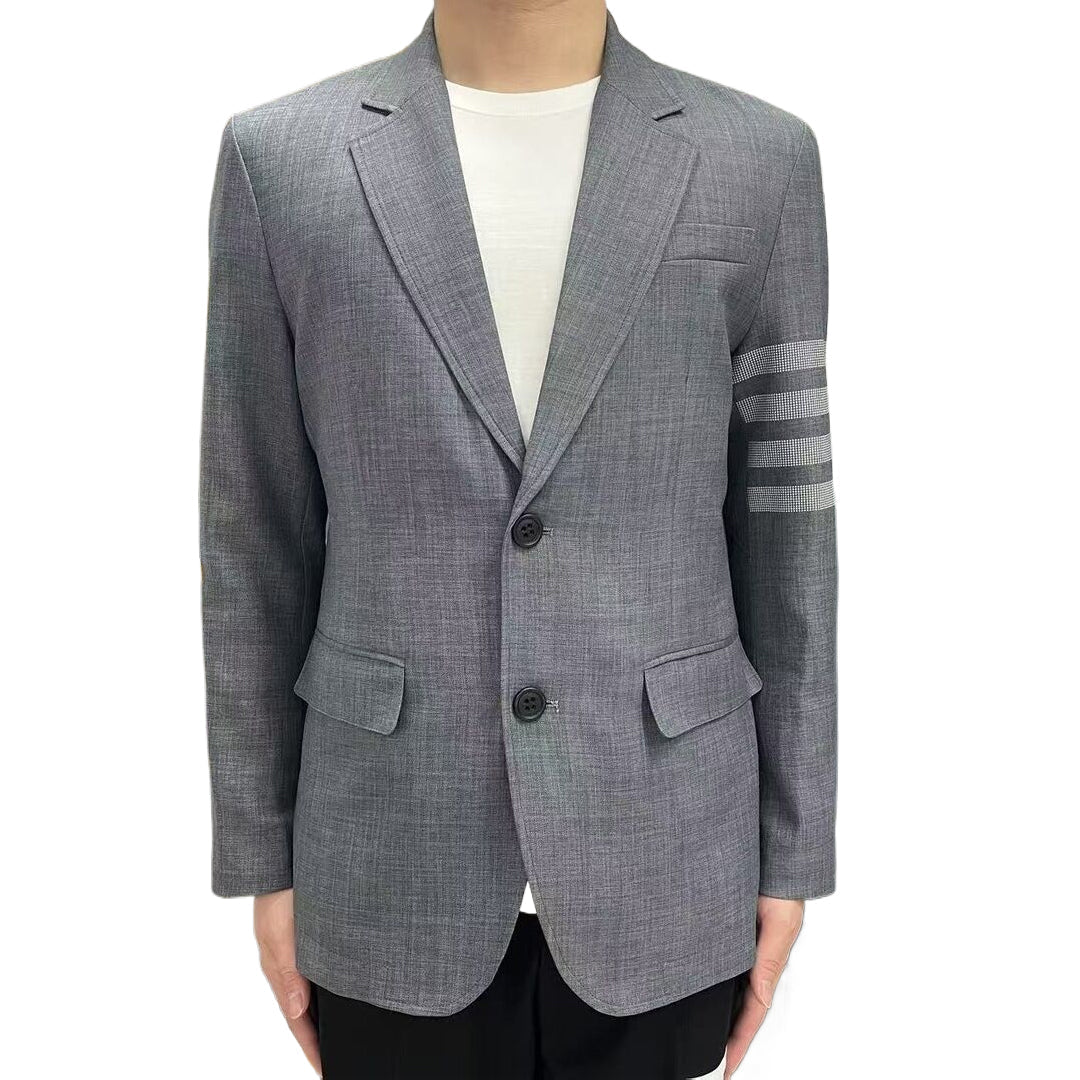 Men's 4-Bar Suit Jacket with Signature Grosgrain Detail