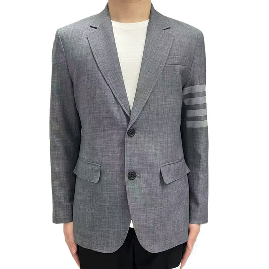 Men's 4-Bar Suit Jacket with Signature Grosgrain Detail
