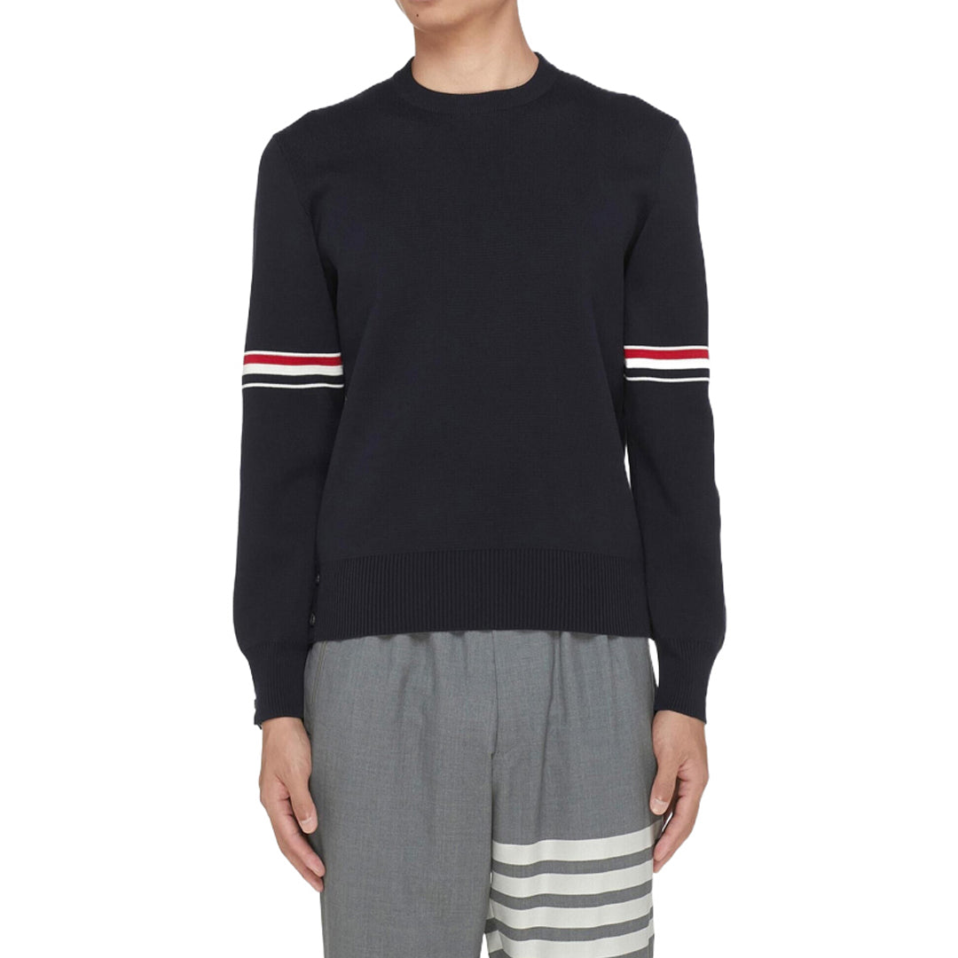 Thom BrowneMerino Wool Crew Neck Pullover