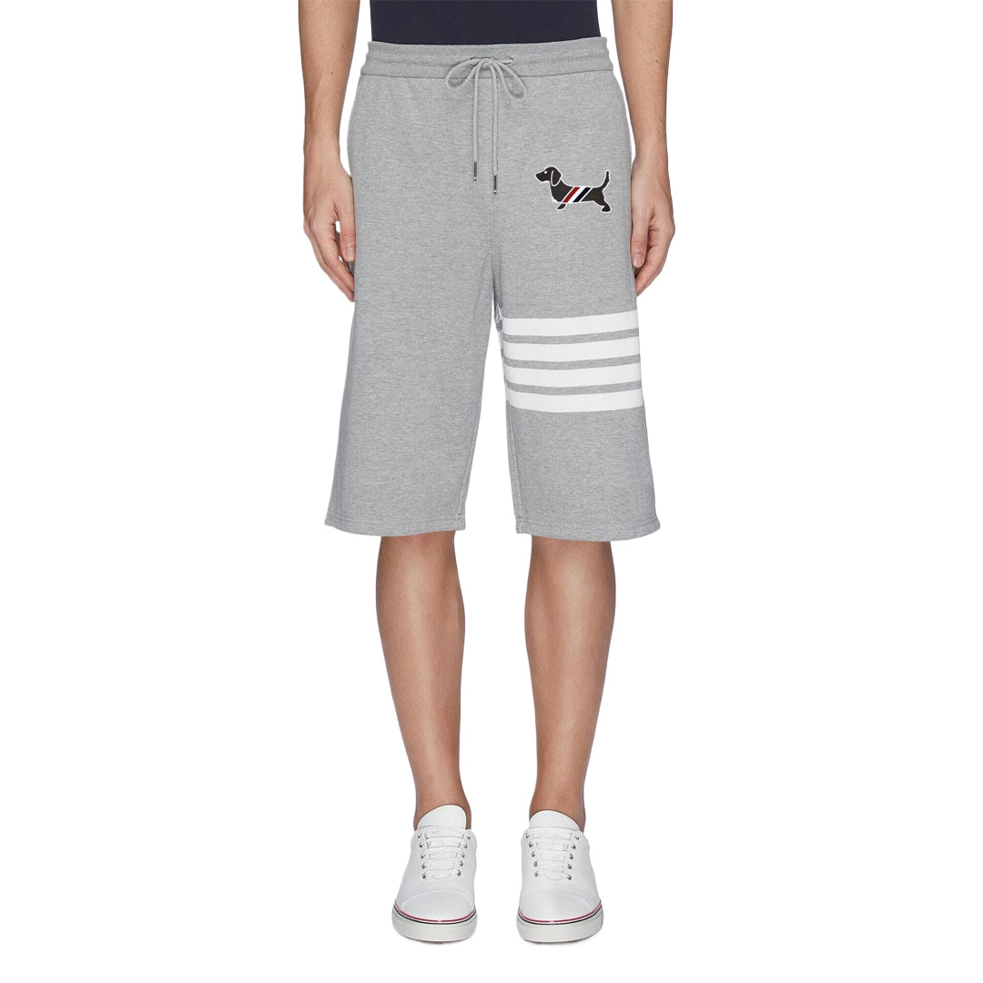Thom BrowneMen's Sports Shorts - 100% Cotton Made in Japan with 4-Bar Detail