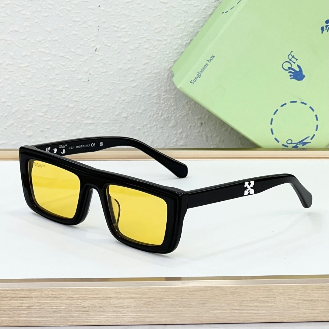 OFF-WHITE Signature Arrow Logo Sunglasses - Large Acetate Frame (8 Styles)
