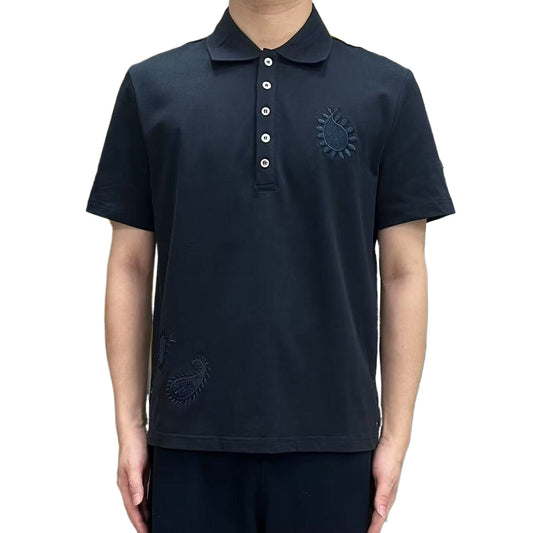 Thom BrowneMen's Classic Cotton Polo Shirt | 4-Bar Detail | Heritage Grosgrain