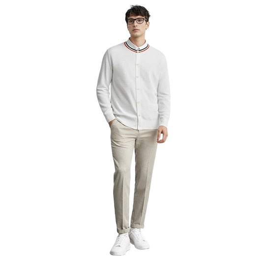 Thom BrowneClassic V-Neck Knitted Cardigan Sweater