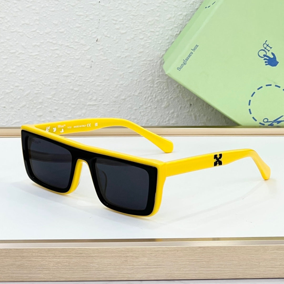 OFF-WHITE Signature Arrow Logo Sunglasses - Large Acetate Frame (8 Styles)