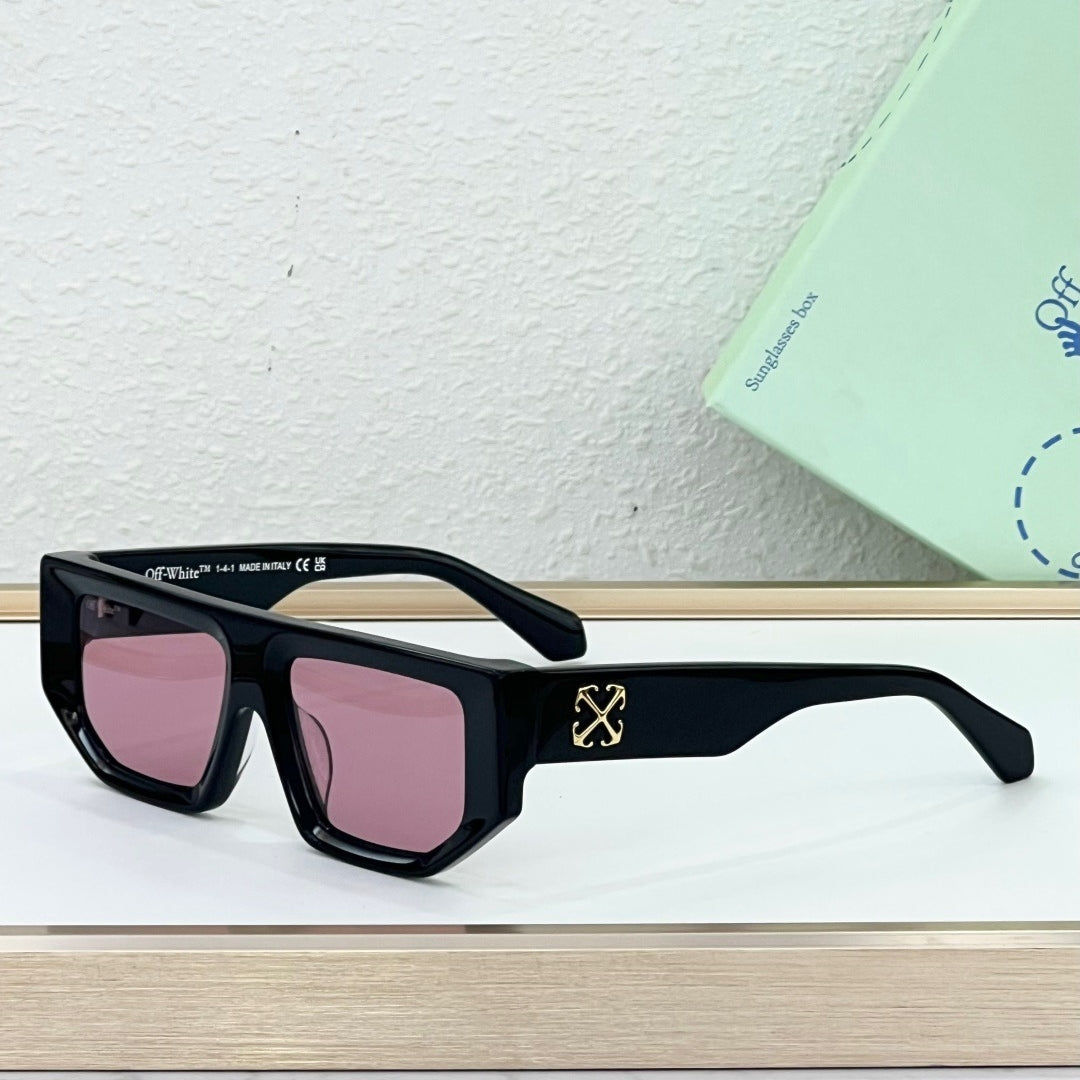 OFF-WHITE Signature Arrow Logo Sunglasses - Medium Acetate Frame (10 Styles)